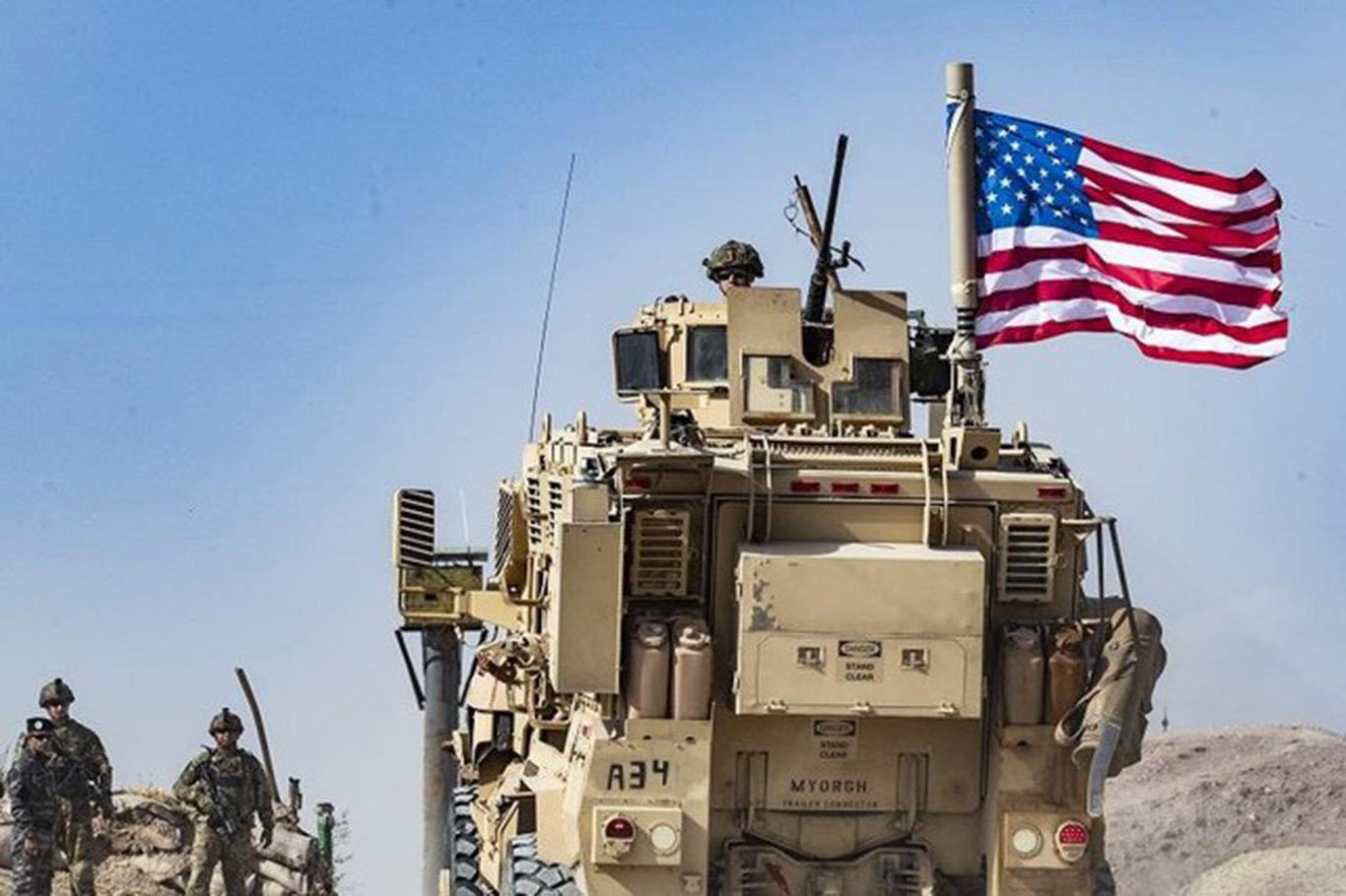 US military vehicles pelted with rotten fruit and stones by Kurdish people